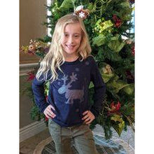 Load image into Gallery viewer, Rudolph Glitter Top