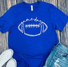 Load image into Gallery viewer, Game Day Football Tshirts