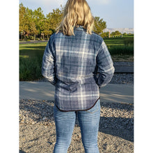 Load image into Gallery viewer, Corduroy Checkered Reversible Button Down Jacket