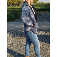 Load image into Gallery viewer, Corduroy Checkered Reversible Button Down Jacket