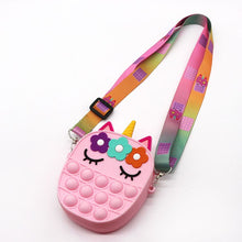 Load image into Gallery viewer, Unicorn Pop It Purse