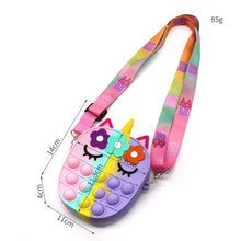 Load image into Gallery viewer, Unicorn Pop It Purse
