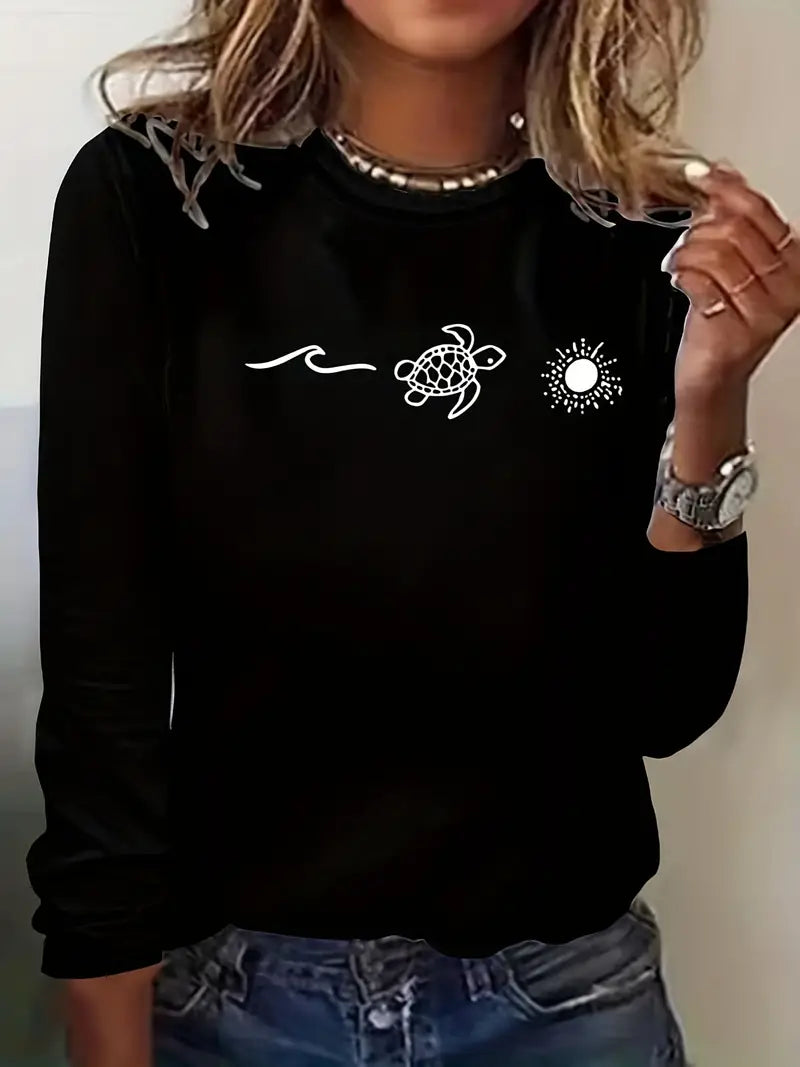 Long Sleeve Turtle Tshirt