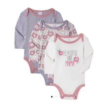 Load image into Gallery viewer, Baby Kiss 3 Pk Long Sleeve Onesies-Beautiful Like Mama
