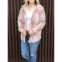 Load image into Gallery viewer, Corduroy Checkered Reversible Button Down Jacket
